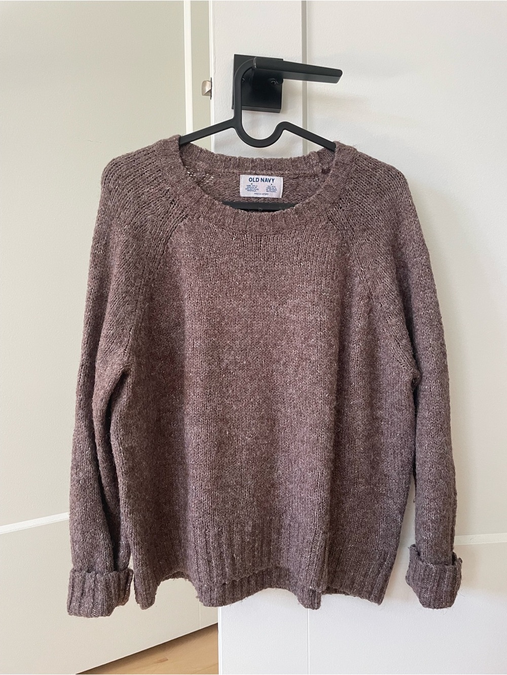 Old Navy Women Crewneck Sweater - Teddy brown S